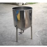 Stainless Steel Conical Hopper Manufacturer - OEM/ODM Custom 304 Stainless Steel Conical Hopper with Ball Valve Filling Machine