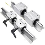 CNC Aluminum Linear Guide Rail Factory - OEM/ODM Custom CNC Aluminum Round Linear Guide Rail SBR12 and Slide Block SBR12UU