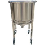 Stainless Steel Conical Hopper Manufacturer - OEM/ODM Custom 304 Stainless Steel Conical Hopper with Ball Valve Filling Machine