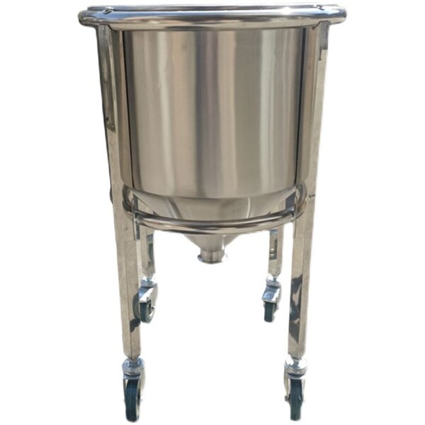 Stainless Steel Conical Hopper Manufacturer - OEM/ODM Custom 304 Stainless Steel Conical Hopper with Ball Valve Filling Machine