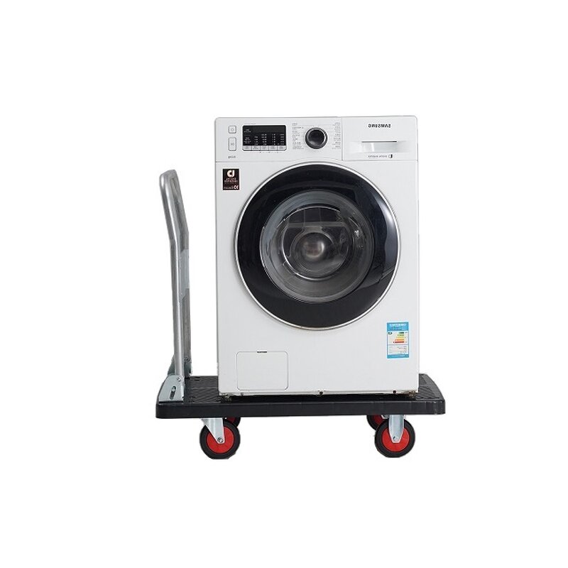 Portable Dolly Cart Factory - OEM/ODM Custom Size 906020cm Portable Dolly Cart with Rubber Wheels and Foldable Handle