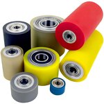 Double Bearing Polyurethane Silicone Roller Factory - OEM/ODM Custom Double Bearing Polyurethane Silicone Rubber Unpowered Roller