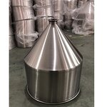 Stainless Steel Conical Hopper Manufacturer - OEM/ODM Custom 304 Stainless Steel Conical Hopper with Ball Valve Filling Machine