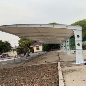 Stretch Membrane Material Factory - OEM/ODM Custom Custom Size Stretchable Fabric Material Stretch Membrane Stretch Awning Roof