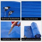 Solid Color PVC Coated Tarpaulin Manufacturer - OEM/ODM Custom Solid Color Blue Tear Resistant Waterproof Matte PVC Coated Tarpaulin