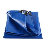 Solid Color PVC Coated Tarpaulin Manufacturer - OEM/ODM Custom Solid Color Blue Tear Resistant Waterproof Matte PVC Coated Tarpaulin