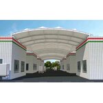 Tensile Membrane Structure Cloth Factory - OEM/ODM Custom Factory New Design Tensile Membrane Structure Cloth Roof 3D Sunshade