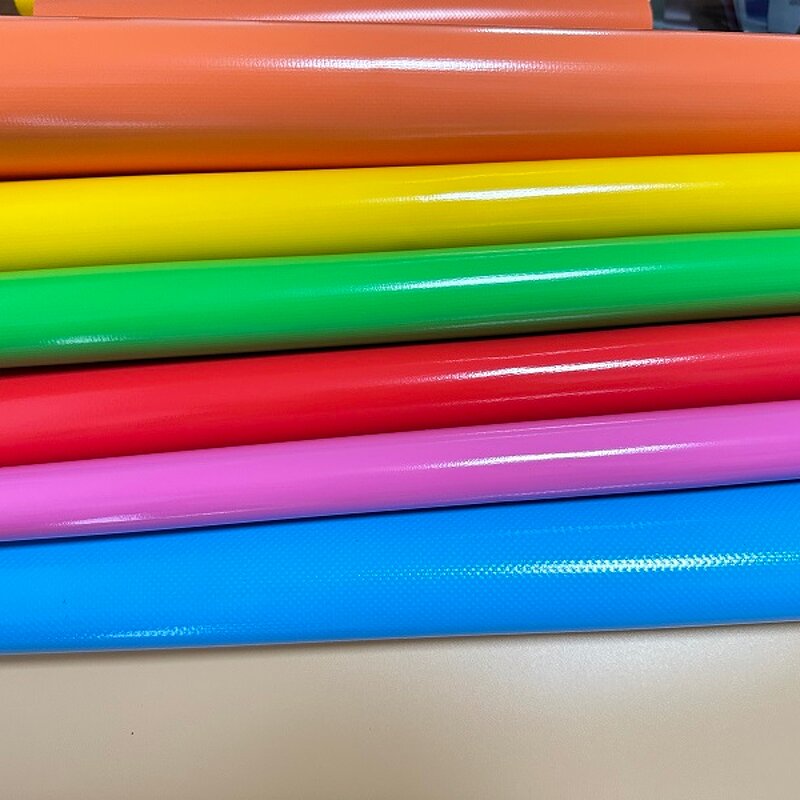 Inflatable Toy Tarpaulin Factory - OEM/ODM Custom High Quality Waterproof PVC Coated Polyester Inflatable Toy Bouncing Fabric