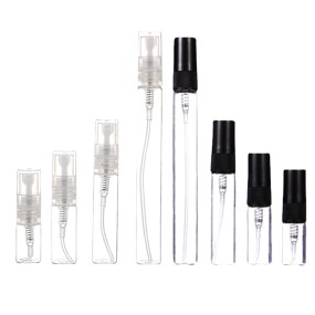 Glass Perfume Sample Bottle with Spray Pump Makeup Sets Essential for Luxurious Touch