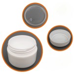 银色PP双层面霜瓶圆形面膜瓶5g10g20g30g50g100g200g