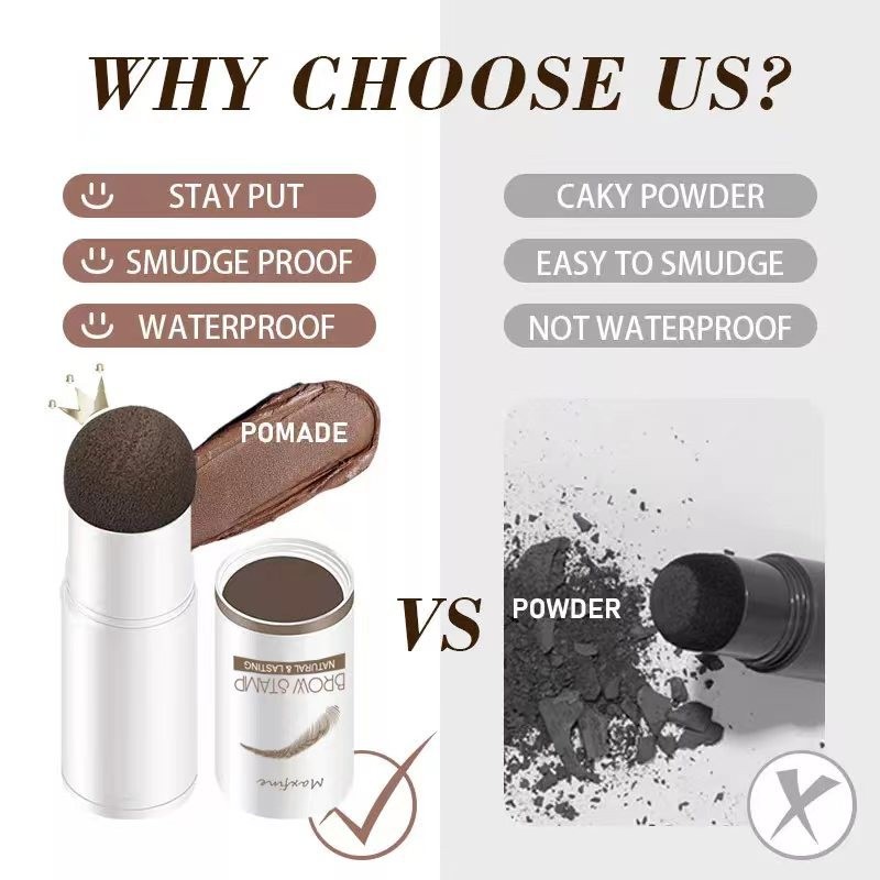 Makeup Stamp Eyebrow Powder Set Wholesale Eyebrow Tinting Cream Waterproof Not Smudge Genuine No logo