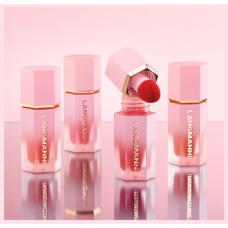 Eight Color Powder Blusher Liquid for Beautifying and Brightening and Natural Powder Blusher Liquid for Lasting Color