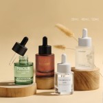 现货高档30ml50ml平肩厚底玻璃瓶乳剂空瓶包装材料血清瓶