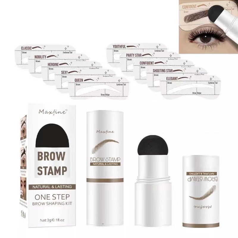 Makeup Stamp Eyebrow Powder Set Wholesale Eyebrow Tinting Cream Waterproof Not Smudge Genuine No logo