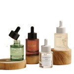现货高档30ml50ml平肩厚底玻璃瓶乳剂空瓶包装材料血清瓶