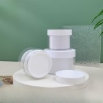 白色眼线霜瓶宠物双层化妆品面膜塑料