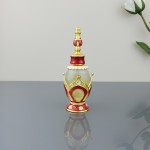 25毫升现货精炼油瓶空玻璃香水瓶螺丝盖，指甲油油丝网印刷流行迪拜阿拉伯中部