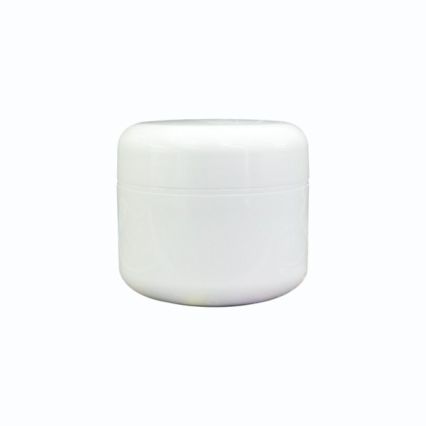 银色PP双层面霜瓶圆形面膜瓶5g10g20g30g50g100g200g