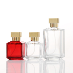 Factory Wholesale High-End Crystal White Glass Perfume Bottles 75/200ML Bayonet Continuous Spray Large Capacity Glass Vessels