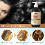 For SADOER Anti-Dandruff Hair Shampoo Black Castor Oil Care Cream Cleansed Type