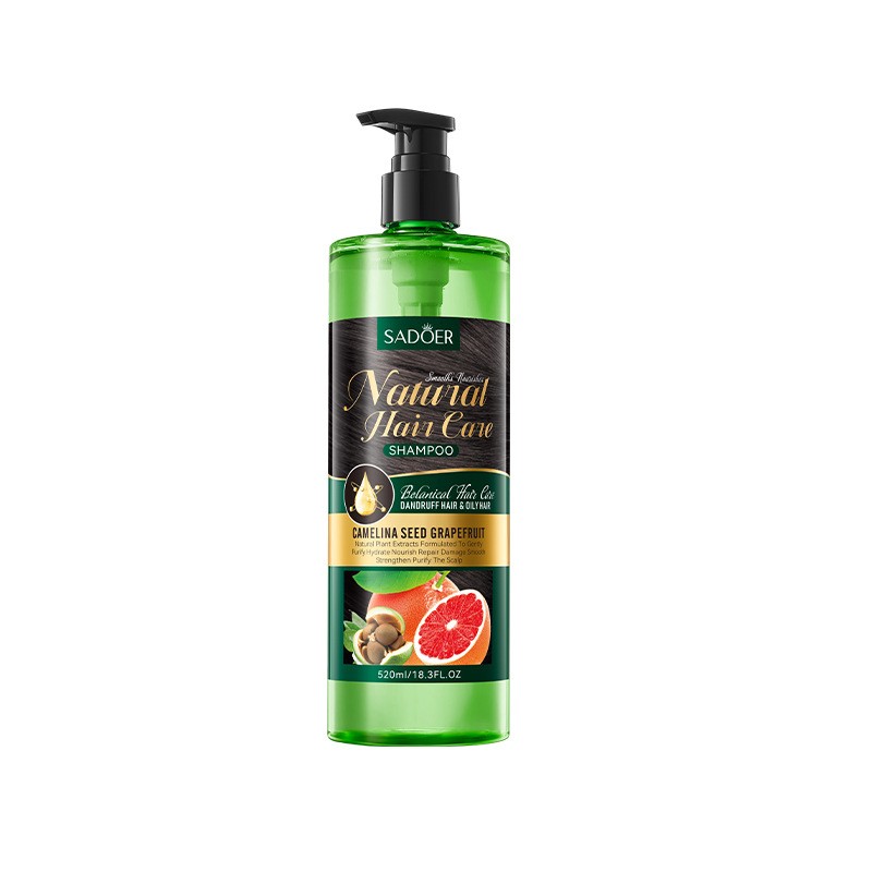For SADOER Cream Shampoo Grapefruit and Camellia Seed Smooth Nourishing Dandruff Formula Gentle Cleansed Type