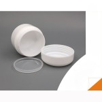 银色PP双层面霜瓶圆形面膜瓶5g10g20g30g50g100g200g