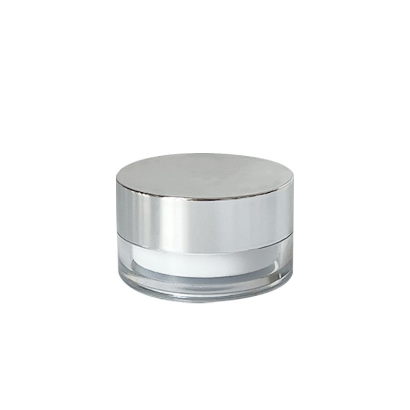 50G Cream Bottle High-Grade Double-Layer Liner Eye Cosmetic Jar Plastic Storage