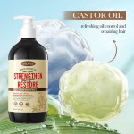 For SADOER Anti-Dandruff Hair Shampoo Black Castor Oil Care Cream Cleansed Type