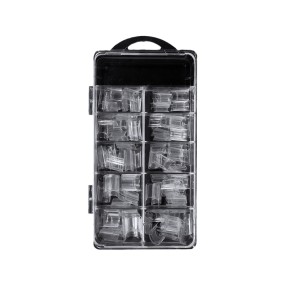 100 Pieces of Nail Art Hydrotherapy Water Filled Nail Art Patches Hollow Artificial Nails