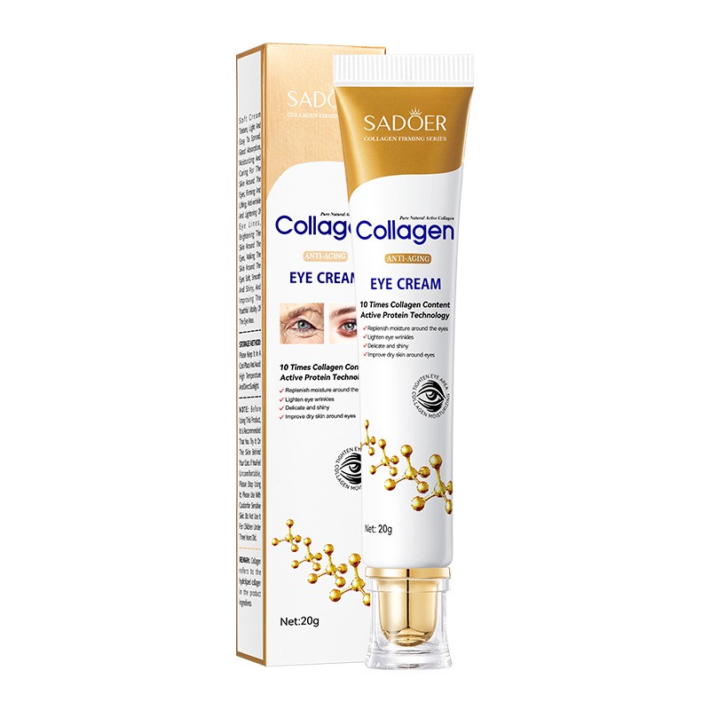 Collagen Eye Cream 20g Moisturizes and Improves Dark Circles Eye Wrinkles and Eye Bags