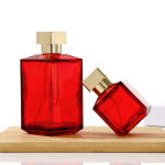 Factory Wholesale High-End Crystal White Glass Perfume Bottles 75/200ML Bayonet Continuous Spray Large Capacity Glass Vessels