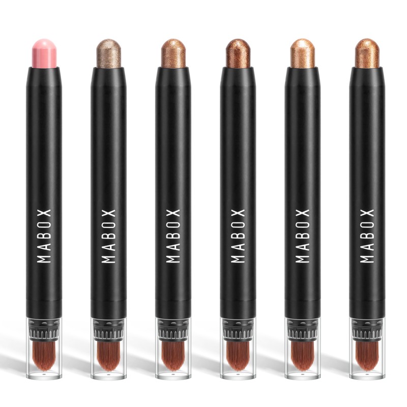 珍珠眼影棒眼妆颜色笔高亮旋转眼影