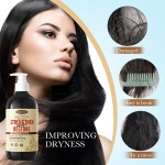 For SADOER Anti-Dandruff Hair Shampoo Black Castor Oil Care Cream Cleansed Type
