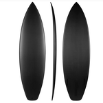 Carbon Fiberglass Surfboard Manufacturer - OEM/ODM Custom Two Colors Matte Shine Black Carbon Fiberglass Surfboard Board