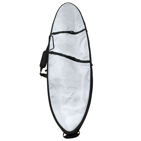 Single Surfboard Bag Manufacturer - OEM/ODM Custom All Gray High Quality Round Head Logo Available Single Surfboard Bag Case