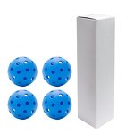 Outdoor Pickleball Set Factory - OEM/ODM Custom High Quality Neon Green Outdoor Pickleball Set 4 Pack Seamless Practice Balls