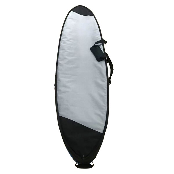 Single Surfboard Bag Factory - OEM/ODM Custom Black Gray High Quality Round Head Single Surfboard Bag Case with Strap UV