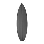 Carbon Fiber Surfboard Factory - OEM/ODM Custom Shine Black Surfboard Carbon Fiber Board Middle Length Fiberglass