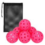 Pickleball Balls Manufacturer - OEM/ODM Custom Custom Logo 74mm 26g Carbon Indoor Outdoor Pickleball Balls 12-Pack with Bag