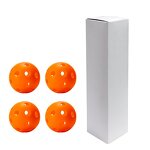 Outdoor Pickleball Set Factory - OEM/ODM Custom High Quality Neon Green Outdoor Pickleball Set 4 Pack Seamless Practice Balls