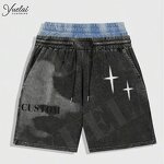 Men's Casual Cargo Shorts Manufacturer - OEM/ODM Custom Manufacturer Men's Casual Fashion Cargo Shorts Contrast Color Belt