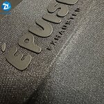 Silicon Woven Label Manufacturer - OEM/ODM Custom Clothing Logo Manufacturer 3D Silicone Embossed Woven Label for Hang Tag