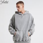 Hoodie Factory - OEM/ODM Custom Clothing Custom Grey Acid Wash Hoodie Oversized Loose