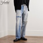 Vintage Men's Jeans Pants Manufacturer - OEM/ODM Custom High Quality Vintage Men's Jeans Pants Private Label Baggy Fit
