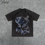 Acid Wash T-Shirt Factory - OEM/ODM Custom Clothing Manufacturers High Quality Men's Acid Wash T-Shirt 100% Cotton