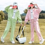 Children Pink Clothes Factory - OEM/ODM Custom OEM Heavy Weight Logo Printed Children Pink Clothes Blank Zipper Hoodies Set