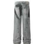 Men Jeans Factory - OEM/ODM Custom Men Jeans High Quality Designer Jeans Trousers Casual Wide Leg Vintage Wash