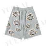 French Terry Shorts Factory - OEM/ODM Custom Wholesale Logo High Quality French Terry Shorts Puff Printing Sports Oversized