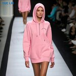 Girls Hoodies Manufacturer - OEM/ODM Custom Girls Hoodies Design Logo Embroidered Long Bodycon Style Half Zip