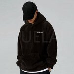 Hoodie Manufacturer - OEM/ODM Custom Best Seller Oversized Sherpa Hoodie Brand Logo Embroidery